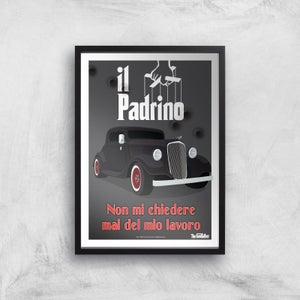 The Godfather Il Padrino Giclee Art Print