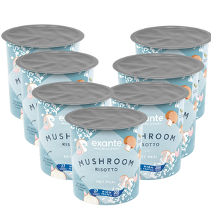 Meal Replacement Box of 7 Mushroom Risotto Pot Meals