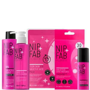 NIP+FAB Exfoliate + Purify Fix Regime (Worth £71.30)