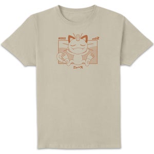 Pokémon Meowth Unisex T-Shirt - Weiß Vintage Wash