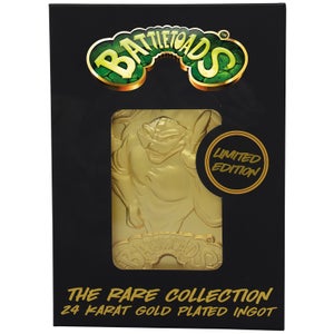 The Rare Collection - Battletoads 24k Gold Plated Ingot - Rare Store Exclusive