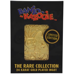 The Rare Collection - Banjo Kazooie 24k Gold Plated Ingot - Rare Store Exclusive