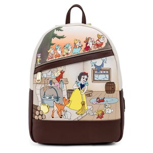 Loungefly Disney Snow White And The Seven Dwarfs Multi Scene Mini Backpack