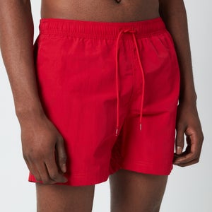 Tommy Hilfiger Men's Medium Length Drawstring Swimshorts - Primary Red