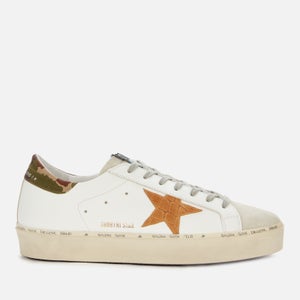 Golden Goose Men's Hi Star Leather Trainers - White/Ice/Brown
