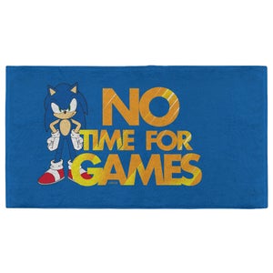 Sonic The Hedgehog No Time For Games - Fitness Towel
