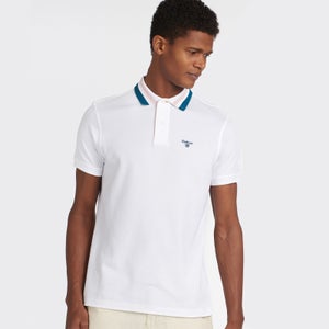 Barbour Men's Hawkeswater Tipped Polo Shirt - White