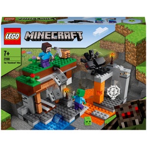 LEGO 21166 Minecraft De "verlaten" Mijn Met Poppetjes van een Spin, Steve en een Zombie, Speelgoed voor Kinderen vanaf 8 Jaar