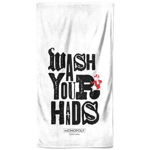 Monopoly Wash Your Hands Beach Towel