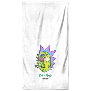 Rick and Morty Brain Head Beach Towel
