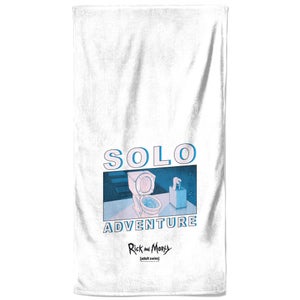 Rick and Morty Solo Adventure Beach Towel