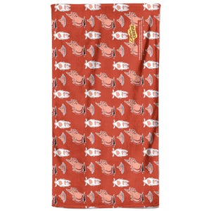 Cow and Chicken Pattern Beach Towel