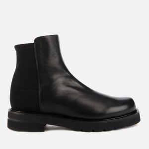 Stuart Weitzman Women's 5050 Lift Leather Chelsea Boots - Black