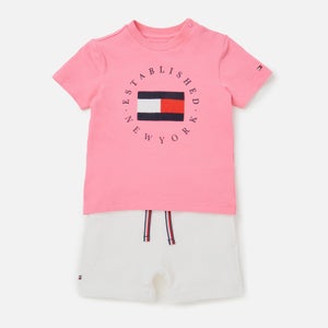 Tommy Hilfiger Baby Established Sweatshorts Set - Pink