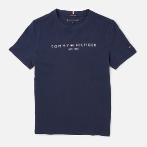 Tommy Hilfiger Boys' Essential Short Sleeve Logo T-Shirt - Navy