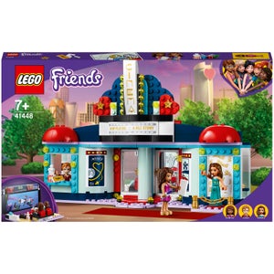 LEGO 41448 Friends Cine de Heartlake City, Juguete de Construcción Interactivo con Soporte para Teléfono y Mini Muñecas