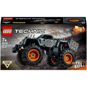 LEGO 42119 Technic Monster Jam Max-D Speelgoedtruck naar Quad, Pull-back Auto 2in1 Bouwset, voor Kerst of Verjaardagvoor 7+