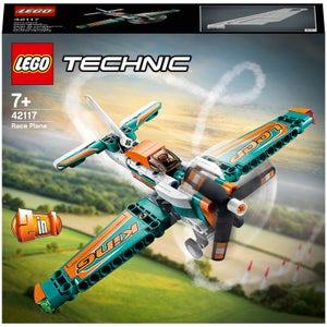 LEGO 42117 Technic Avión de Carreras, Juguete de Construcción 2 en 1 para Niños y Niñas + 7 Años, Idea de Regalo
