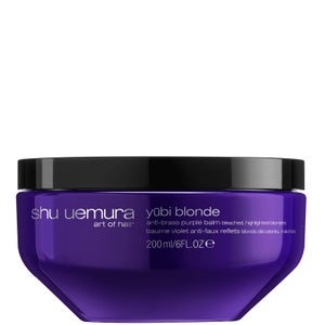 Shu Uemura Art of Hair Yubi Blonde Anti-Brass Purple Balm for Bleached, Highlighted Blonde Hair 200ml