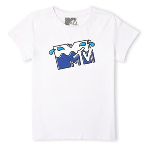 MTV Water Logo Men's T-Shirt - White