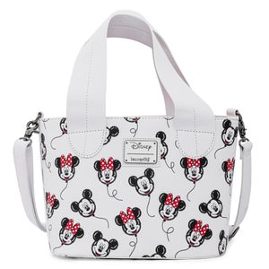 Loungefly Disney Mickey and Minnie Balloons AOP Handbag