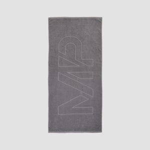 Ręcznik plażowy z logo MP – Carbon