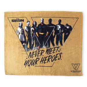 Coperta in pile The Boys Never Meet Your Heroes
