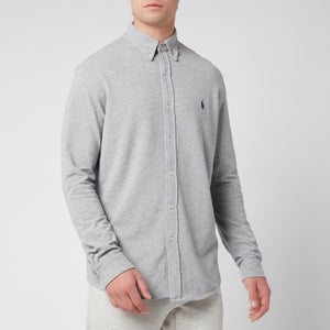 Polo Ralph Lauren Men's Featherweight Mesh Long Sleeve Shirt - Andover Heather