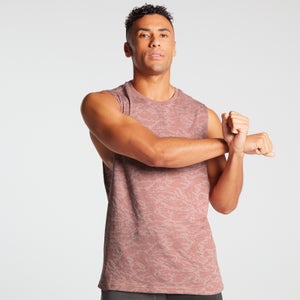 Tank Top com Padrão Camuflado Training para Homem da MP - Rosa Velho