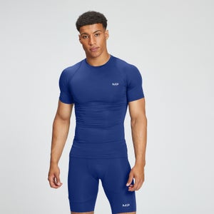 Moška športna majica MP Essentials Training Baselayer s kratkimi rokavi – intenzivno modra