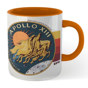 NASA Boldly Go Mug - White/Orange