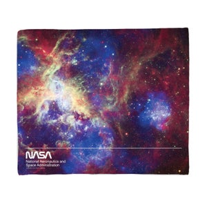 NASA Wrapped In The Tarantula Nebula Fleece Blanket