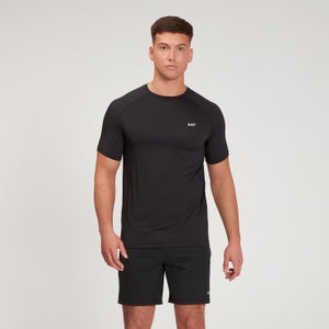 MP Мужская футболка с коротким рукавом для бега с графическим рисунком - черный