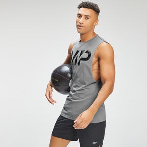 MP Men's Adapt Grit Graphic Drop Armhole Tank - Storm Grey Marl