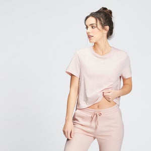 MP női Essentials Crop póló - világos rózsaszín