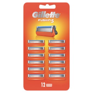 Gillette Fusion Razor Blades Refill, 12 Pack