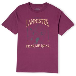 Game of Thrones House Lannister Herren T-Shirt - Burgunderrot