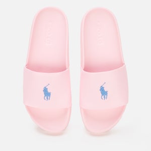 Polo Ralph Lauren Women's Cayson Candy Shop Slide Sandals - Carmel Pink/Blue PP
