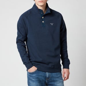 Barbour Heritage Men's Half Snap Sweatshirt - Navy