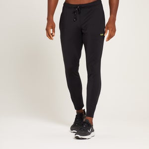 Pánske športové jogger nohavice MP Linear Mark s grafickou potlačou – čierne