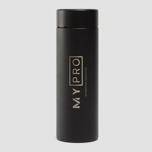 Velika kovinska steklenička za vodo MYPRO – črna – 750 ml