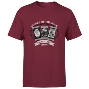 Camiseta Magic the Gathering Leader Of The Pack - Burdeos - Hombre