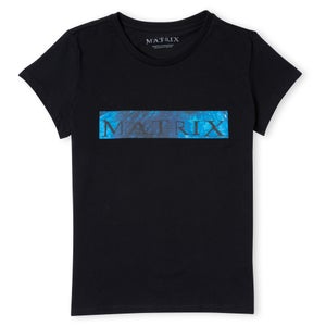 The Matrix Code Damen T-Shirt - Schwarz