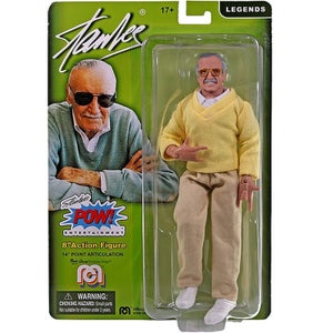 Figurine Mego 20 cm - Pull-over Stan Lee avec mains araignées