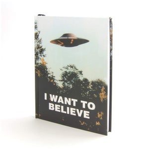 Coop X-Akten I Want to Believe Notizbuch Hardcover