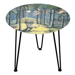 Decorsome Where The Wild Things Are Wooden Side Table