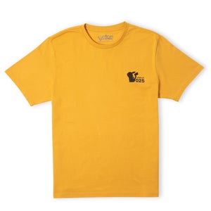 Camiseta Pokémon Power Up Pikachu - Amarillo Mostaza - Unisex