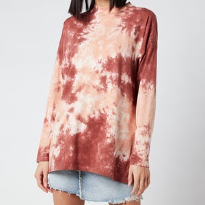 Free People Women's Be Free Tie Dye Top - Cabernet Combo