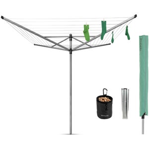 Washing Line Replacement Line for Rotary Airer or Clothes Airer with Steel Core 60 m Deluxe Green 