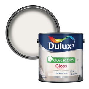 Dulux Pure Brilliant White - Quick Dry Gloss - 2.5L